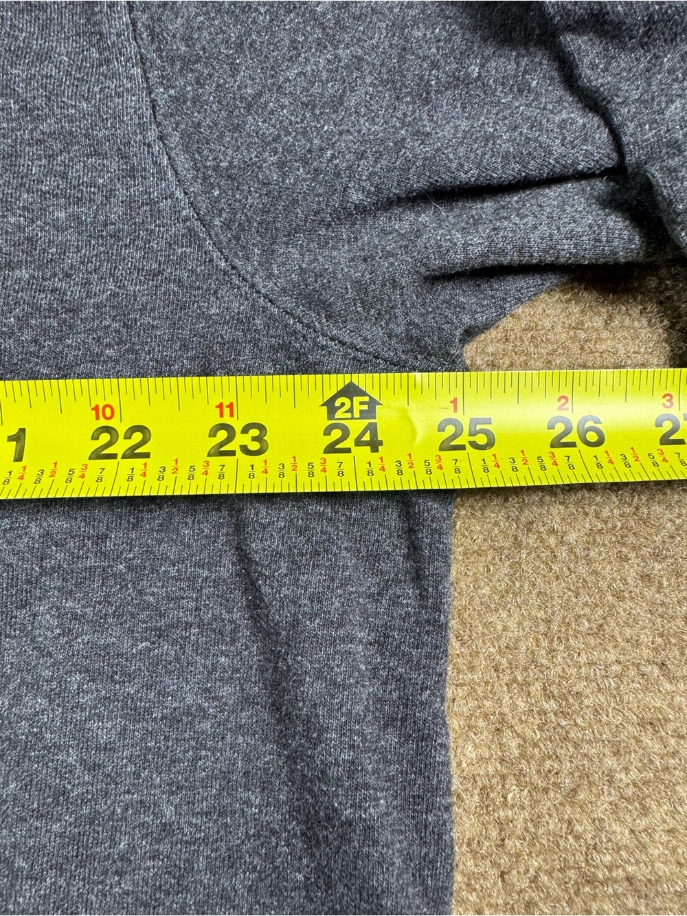 Carhartt Shirt Mens XL Tall Heather Grey Long Sleeve‎ Since 1889 Logo Tee XLT - Picture 5 of 13